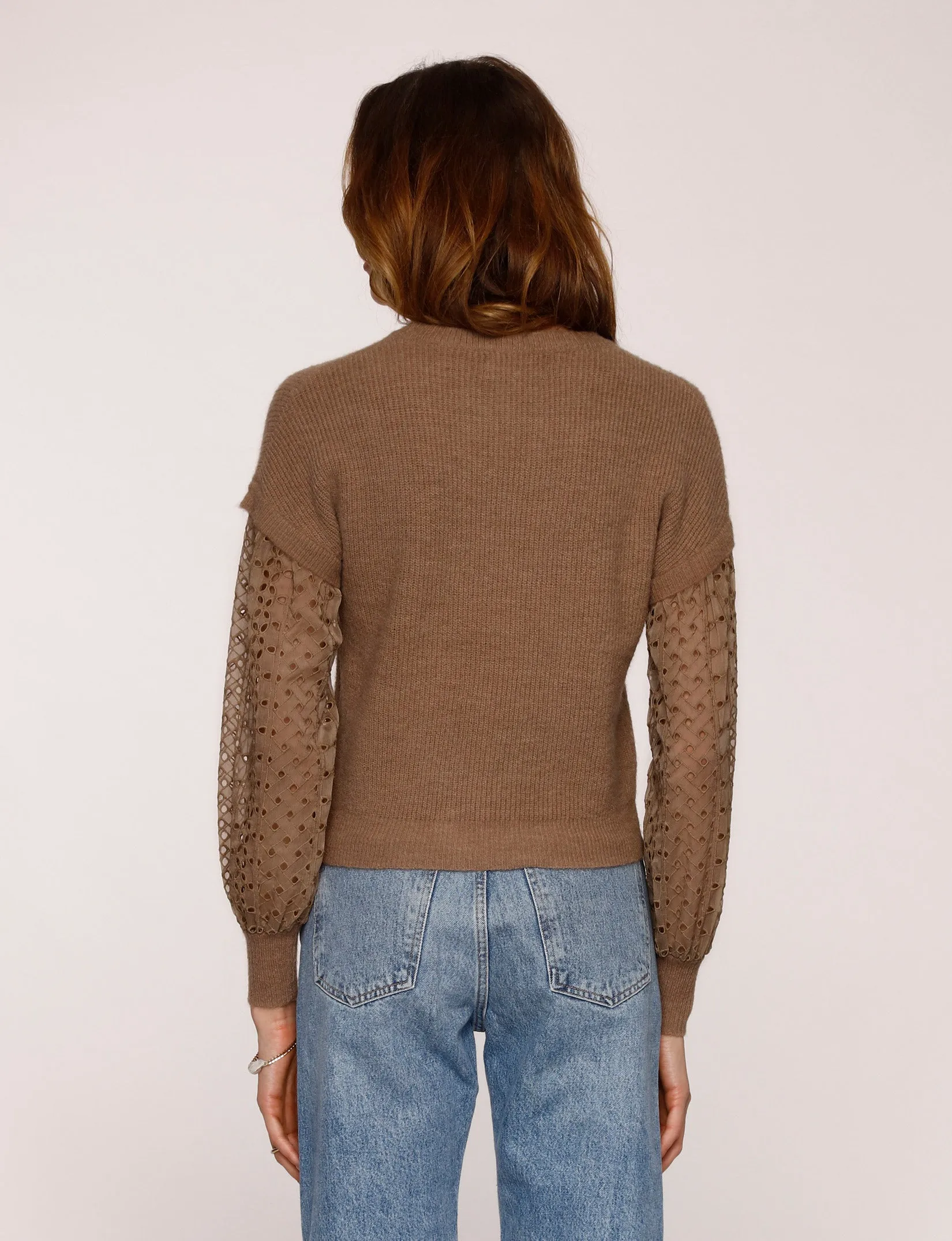 Bark Textured Slv Dena Sweater