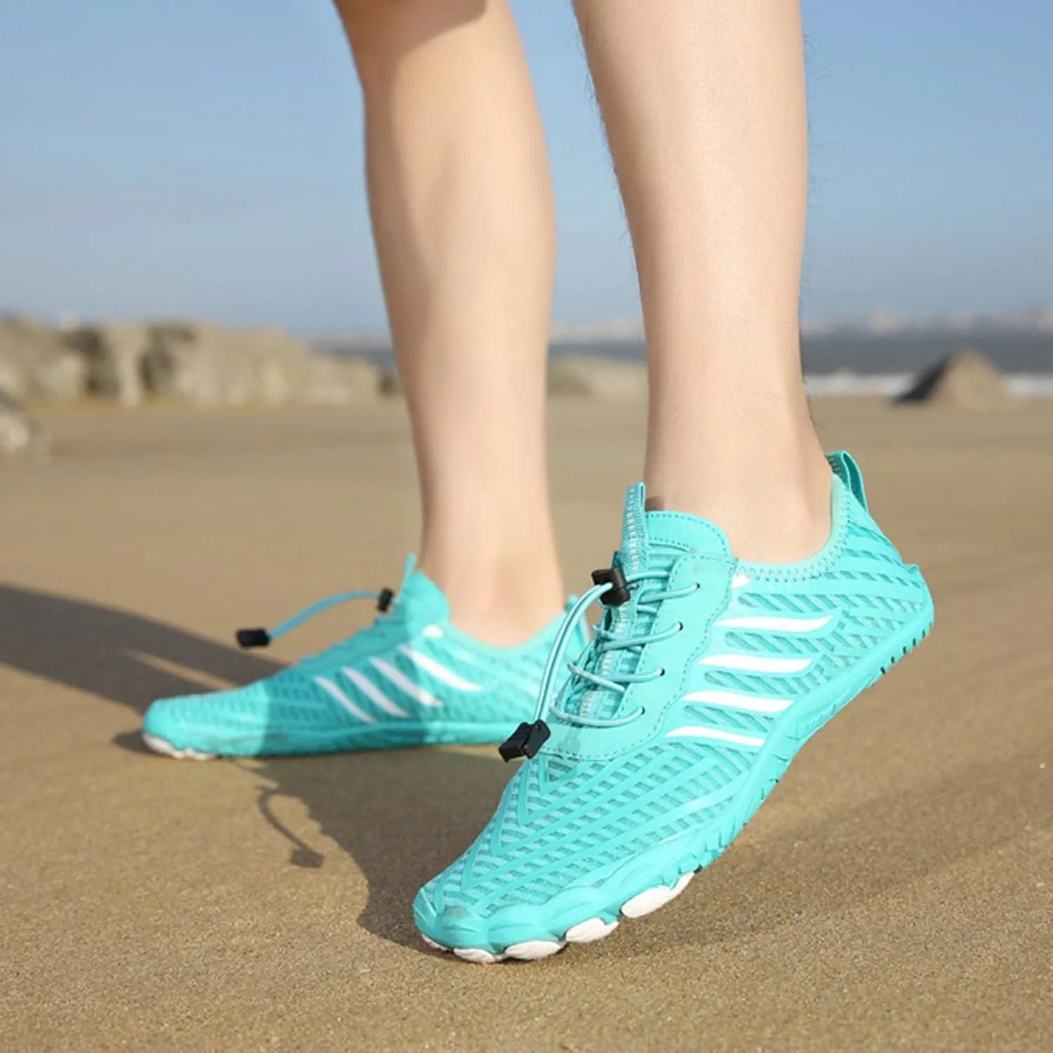 Breathable Water Shoes for Women Men Quick Drying, Outdoor Sports Hiking Barefoot Water Shoes, Outdoor Sports Surf Yoga Beach Walking Kayaking