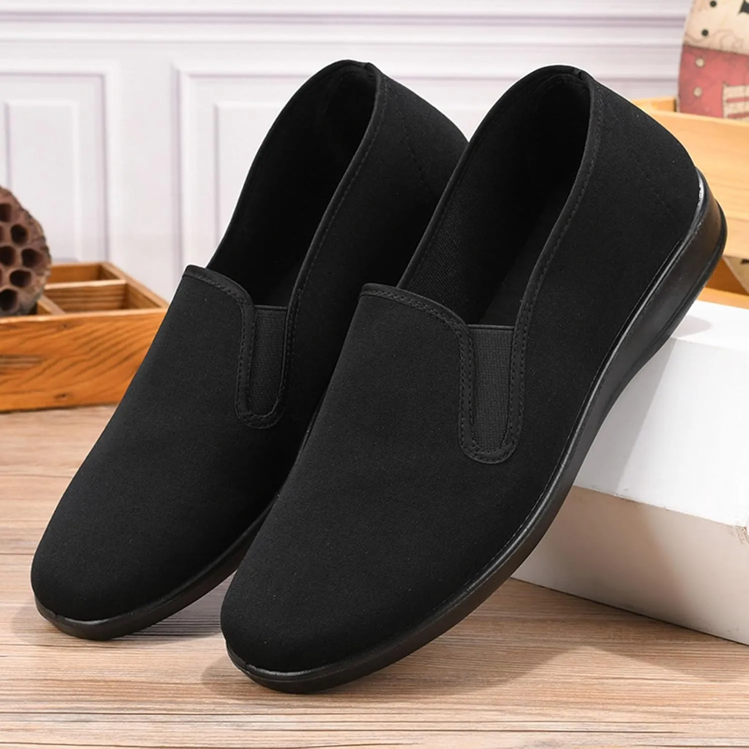 Casual Shoes for Men Casual Fashion Simple Running Solid Color Driving Men's Sneaker