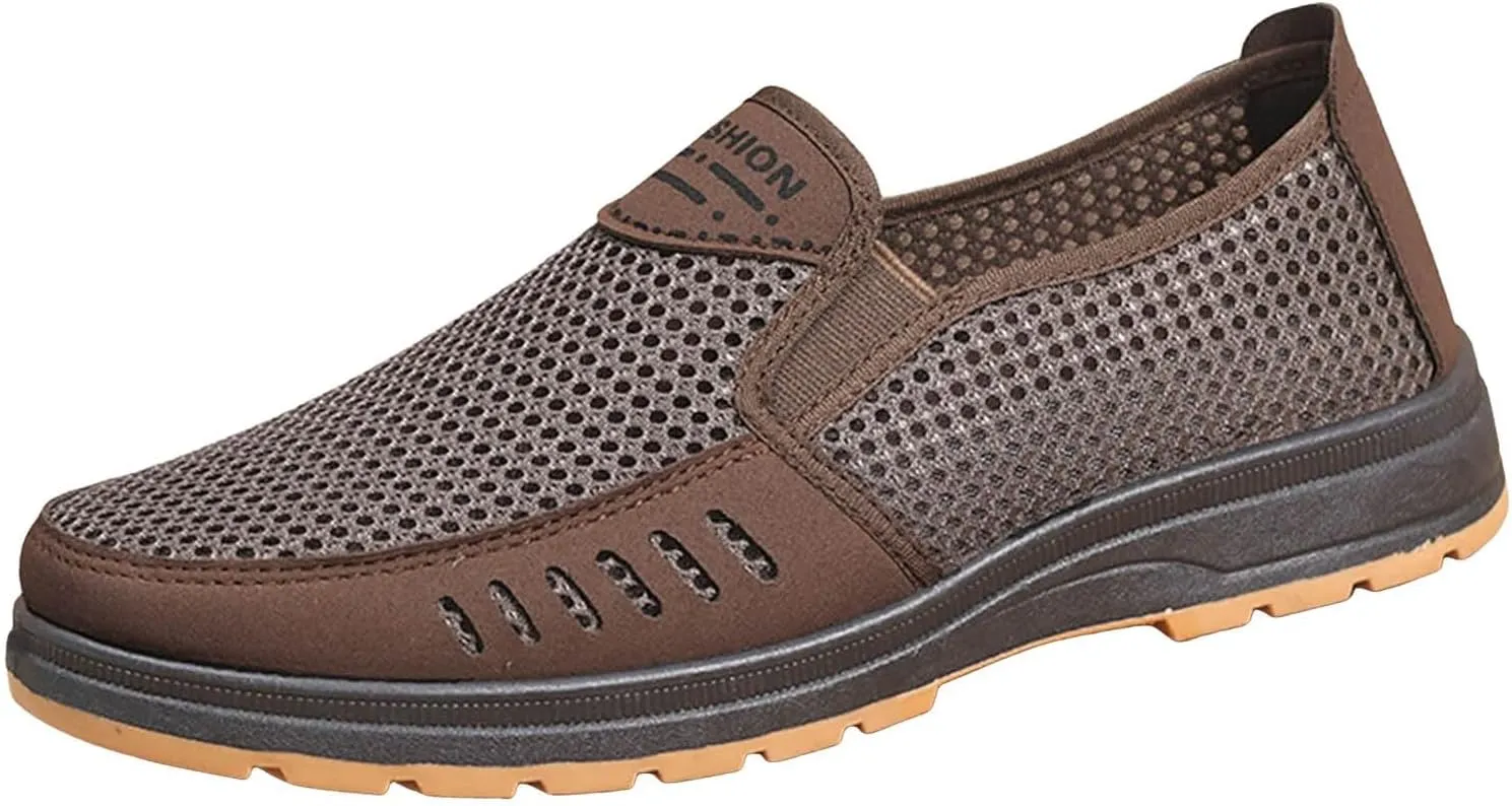 Casual Shoes for Men Casual Low Top Running Solid Color Driving Mens Sneaker