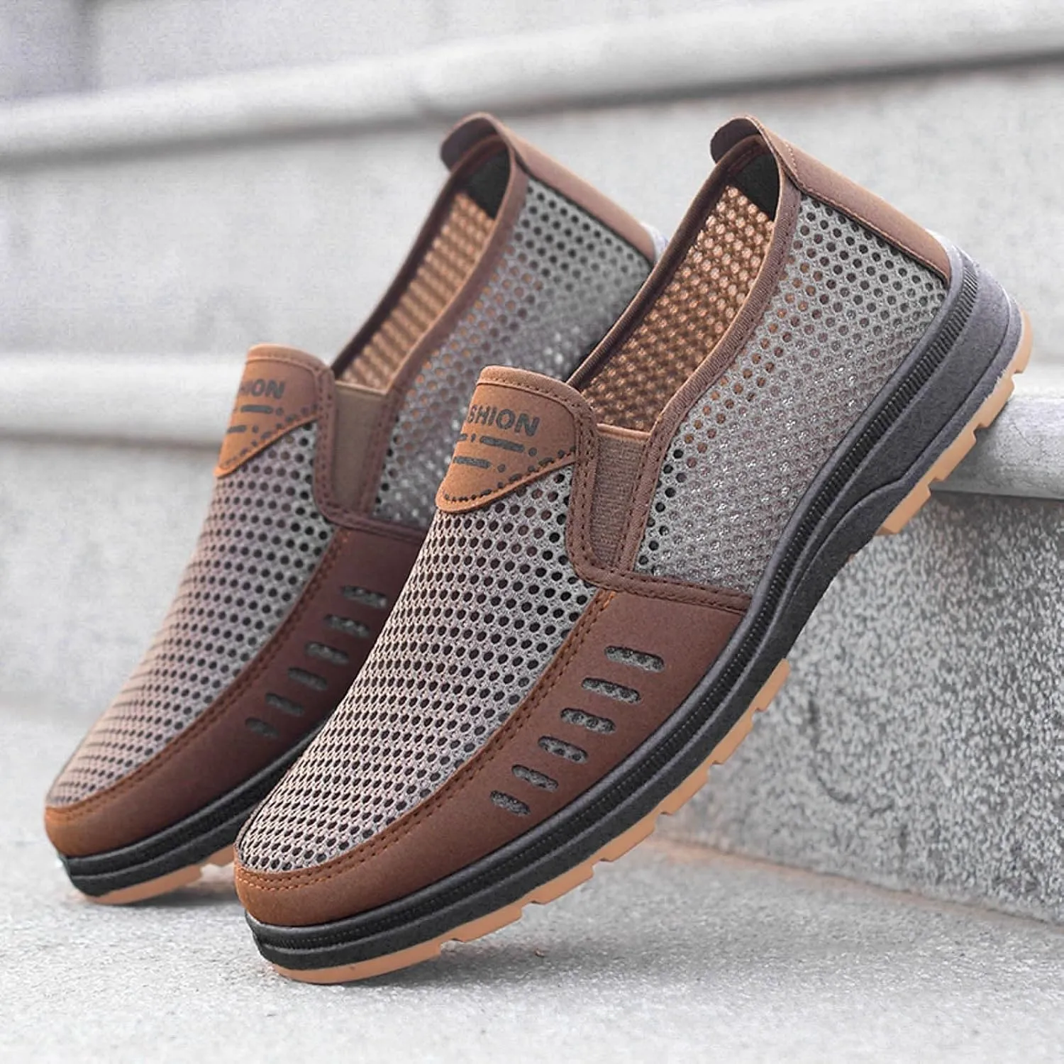 Casual Shoes for Men Casual Low Top Running Solid Color Driving Mens Sneaker