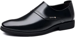 Classic Dress Shoes for Men Casual Business Oxford Leather Shoes Breathable Comfortable Casual Shoes