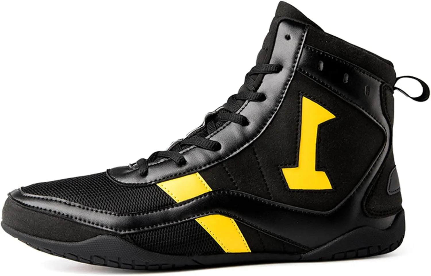 Cmadolrs Men's and Women's high top Wrestling Boxing Shoes Anti-Skid Fighting Training Competition Sports Shoes Sports Casual Shoes Gymnastics Boots