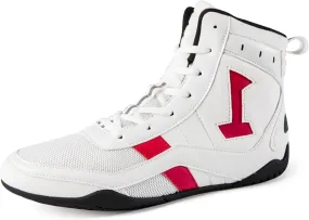 Cmadolrs Men's and Women's high top Wrestling Boxing Shoes Anti-Skid Fighting Training Competition Sports Shoes Sports Casual Shoes Gymnastics Boots