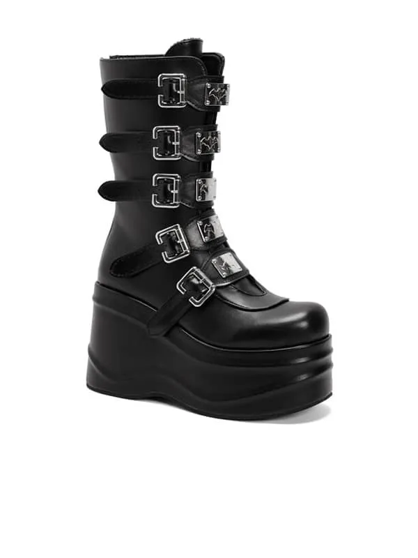Fashion Buckles Platform&Boots