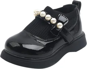 Girls Toddler Little Kid Big Kid Dress Flat Ballerina Shoe Leather Shoes Comfort Dress Shoes Single Booths for Kids