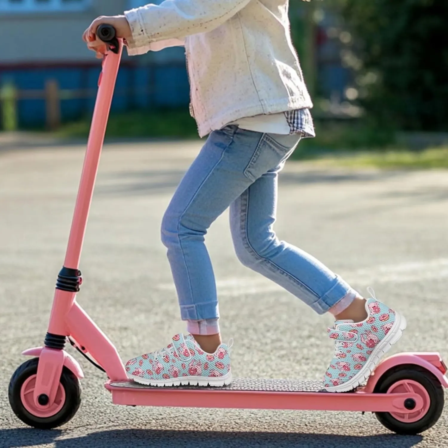 Kids Slip on Walking Shoes Athletic Sneakers for Girls Boys
