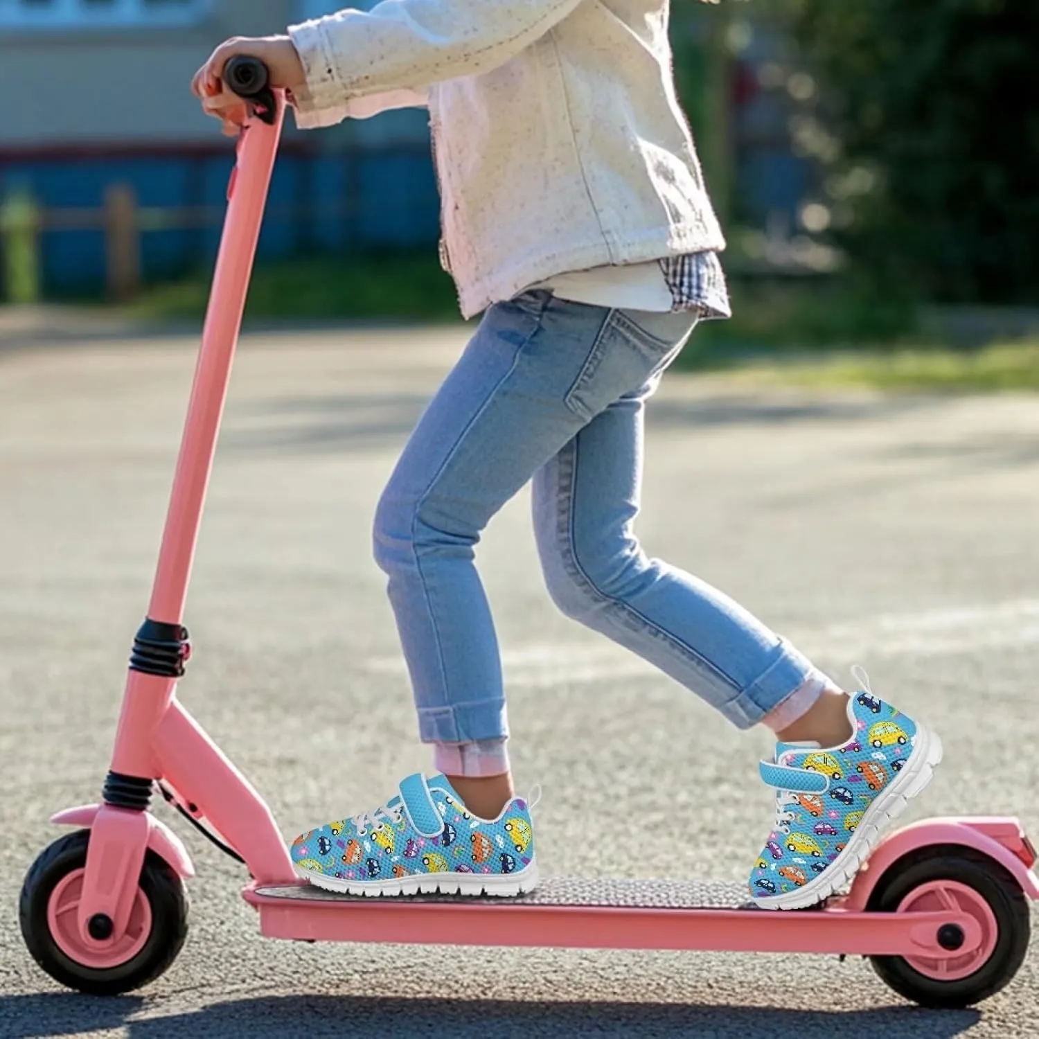 Kids Slip on Walking Shoes Athletic Sneakers for Girls Boys