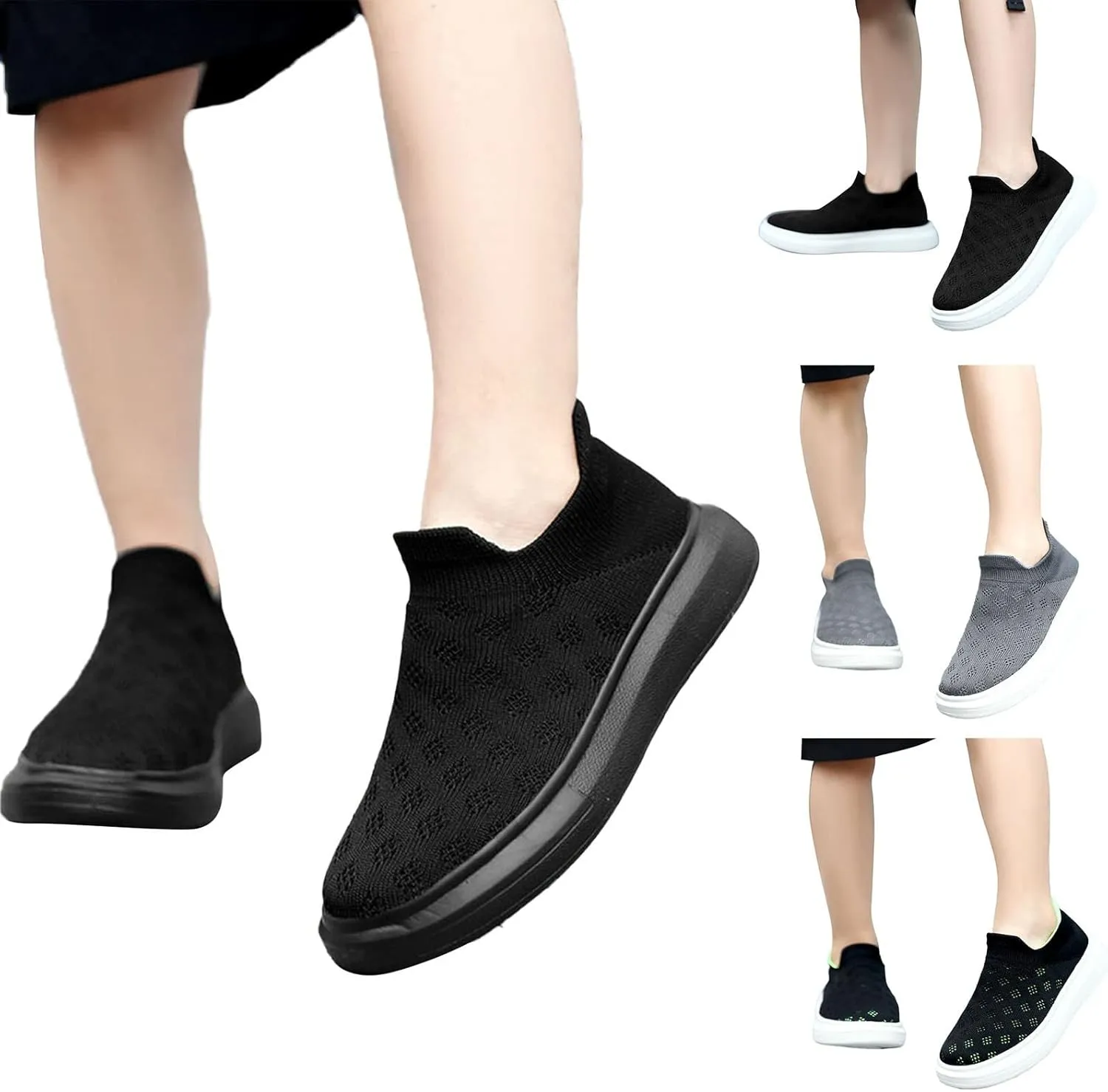 Kids Sneakers Boys Mesh Lightweight Breathable Fashion Casual Shoes Slip On Outdoor Sports Shoes Running Sports Sneakers