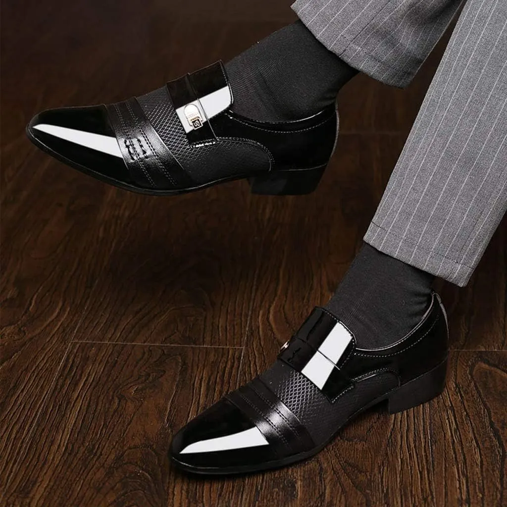 Male Shoes Shoe Leather Casual Wedding Comfortable Shoes Men Suit Business Men's leather shoes