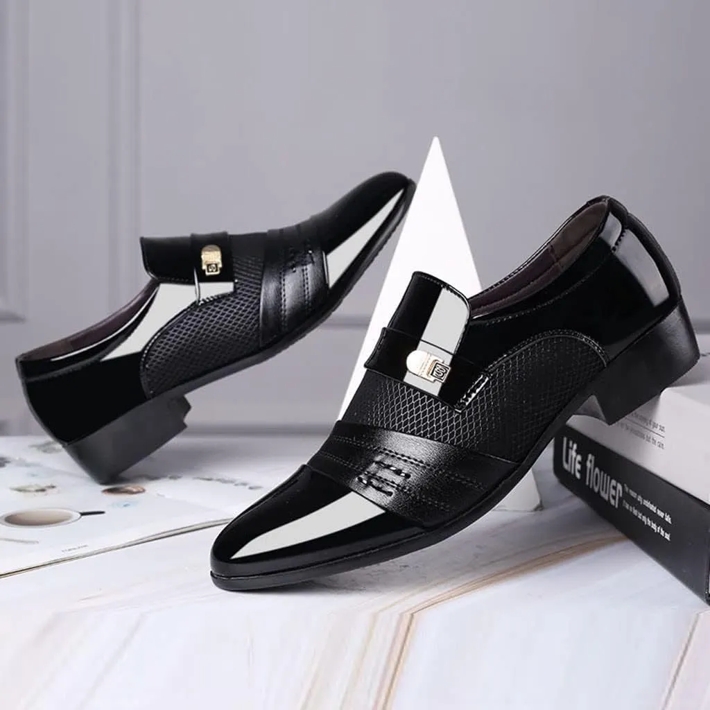 Male Shoes Shoe Leather Casual Wedding Comfortable Shoes Men Suit Business Men's leather shoes