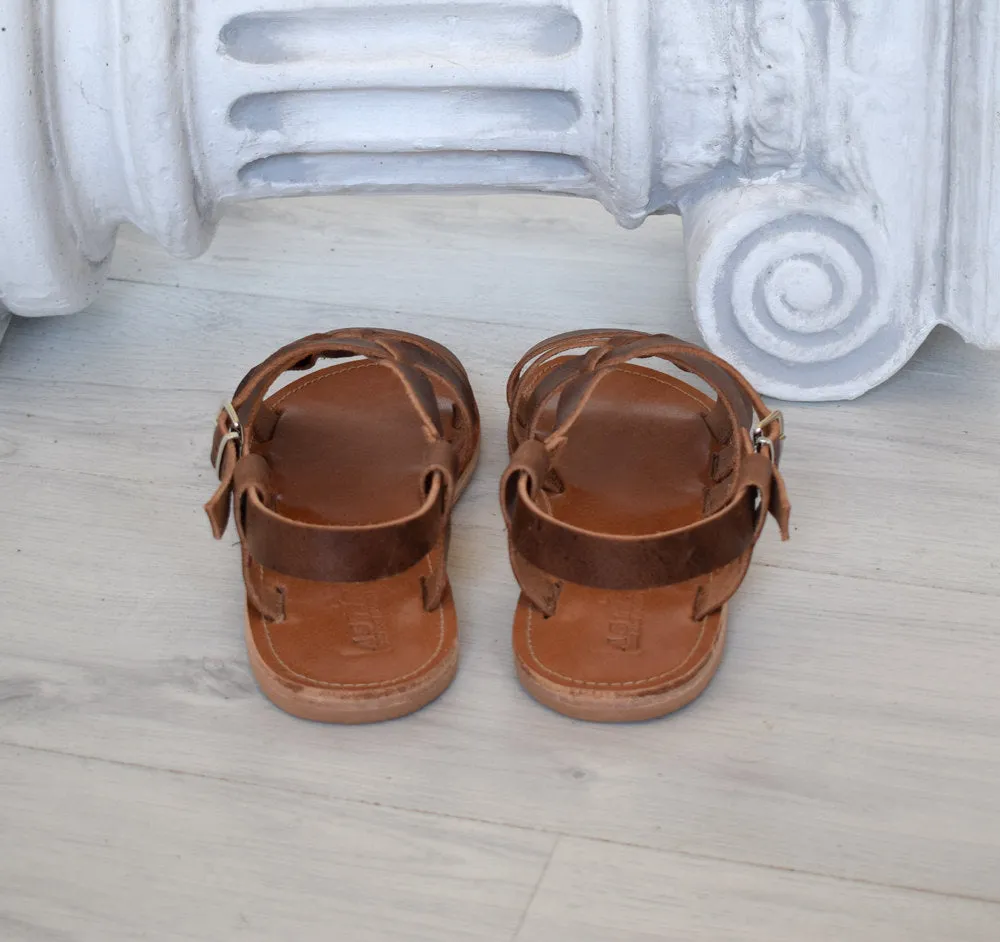 Men sandals, Spartan sandals,  handmade sandals, men sandals, High Quality Genuine Leather sandals, Brown sandals LEROS