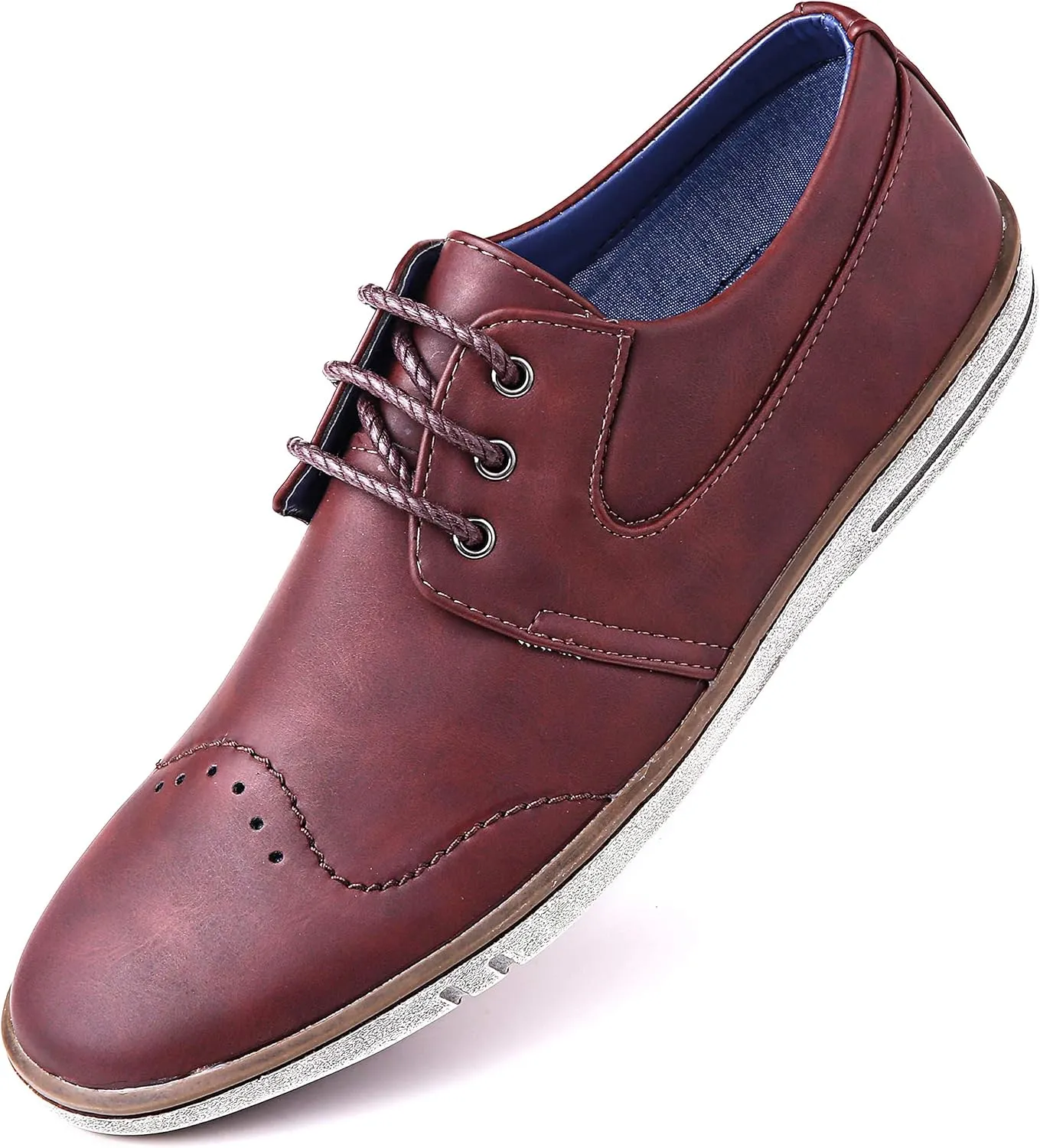 Mio Marino Men Casual Oxford Shoes - Comfortable Business Fashion Mens Casual Dress Shoes