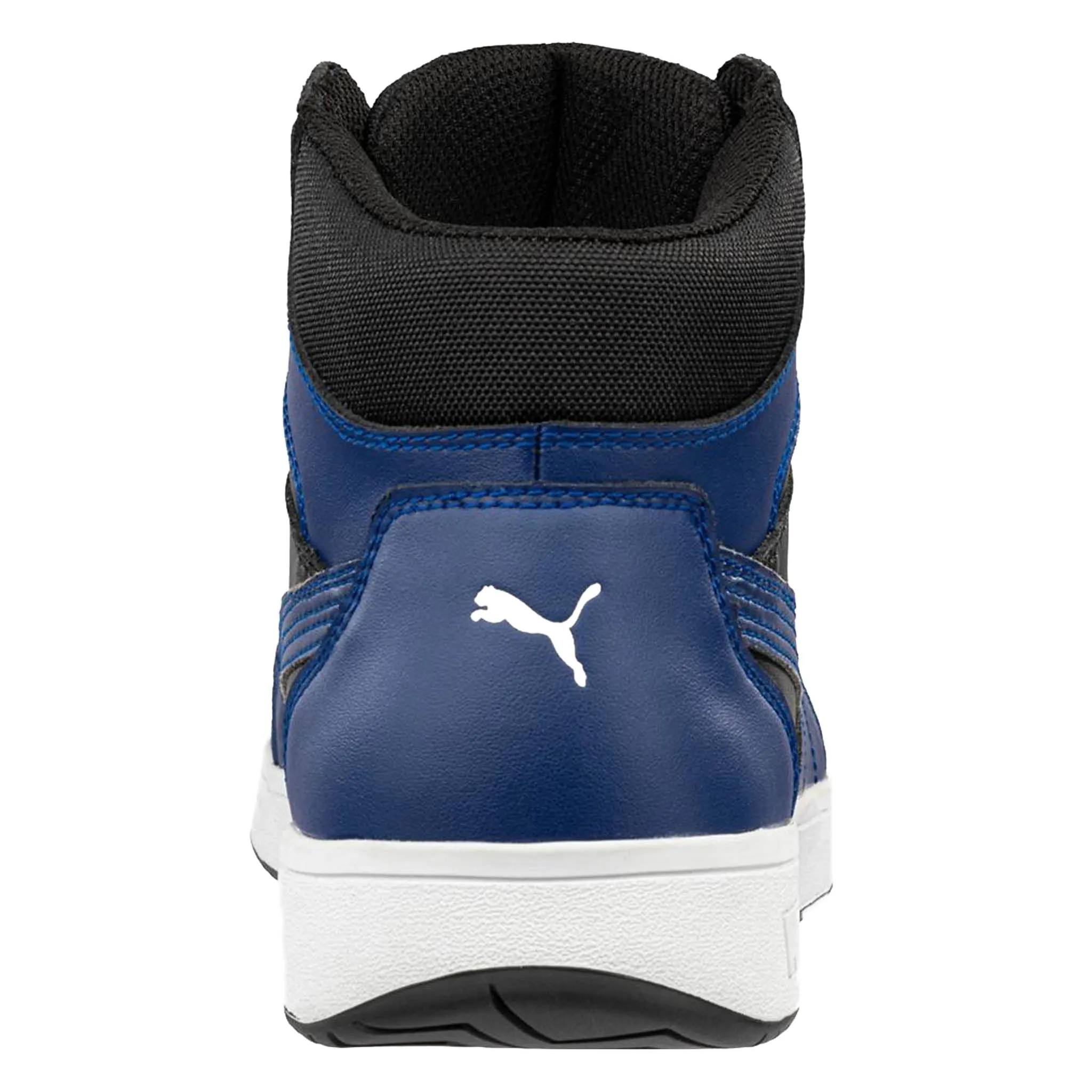 Puma Men's 630075 Frontcourt Blue Black Mid ASTM EH SR Safety Composite Toe Work Shoes