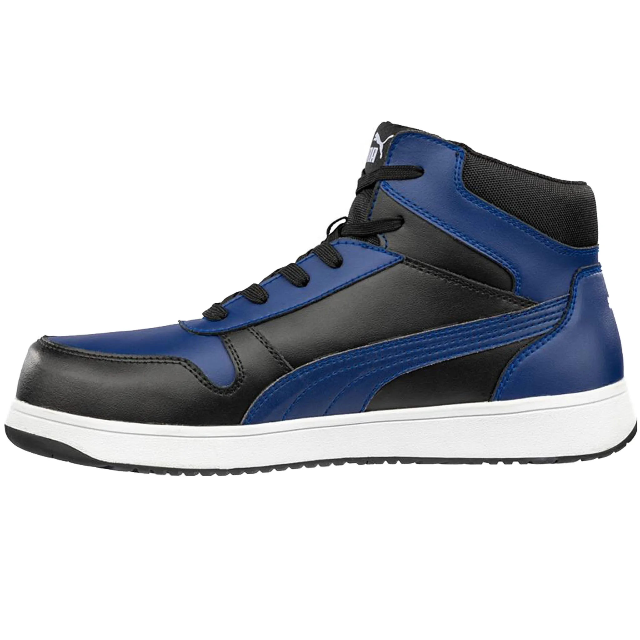 Puma Men's 630075 Frontcourt Blue Black Mid ASTM EH SR Safety Composite Toe Work Shoes