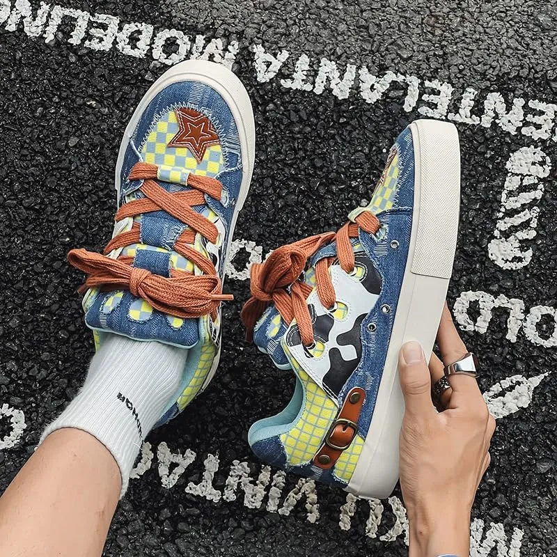 Women's Fashion Sneakers Casual Shoes Low Top Lace Up Sneakers Skate Tennis Shoes Comfortable Casual Walking Shoes